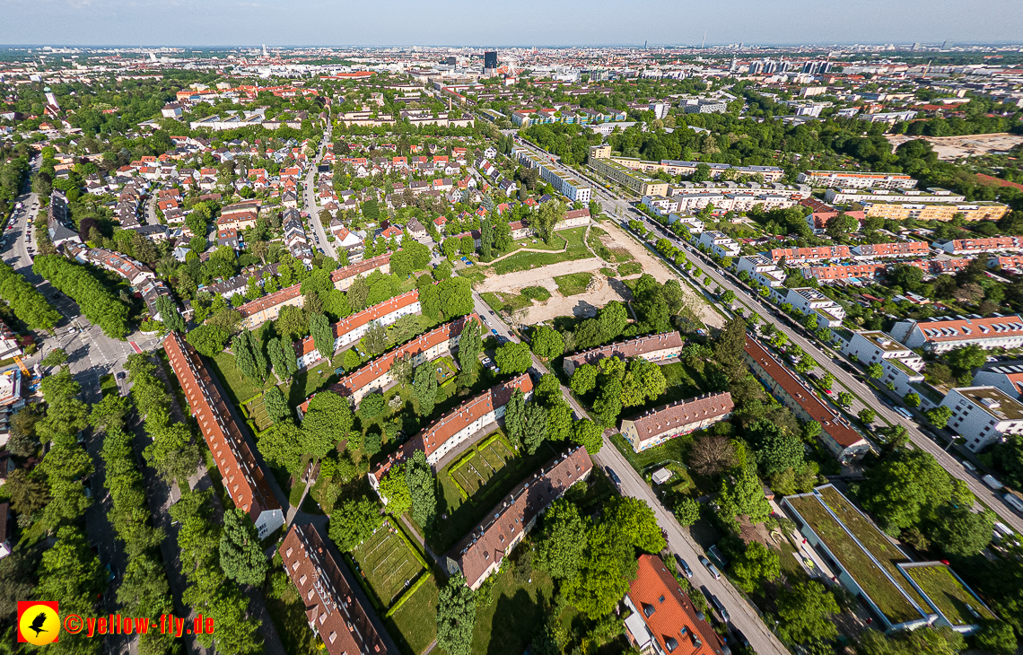 22.05.2023 - Neubau in der Maikäfersiedlung in Neuperlach und Berga am Laim